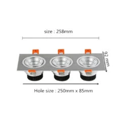 Spot Industriel LED Carré Et Métallique Yaninah -Lumeers Boutique spot industriel led carre et metallique yaninah dim3