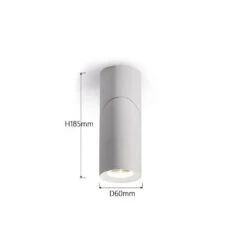 Spot Moderne LED Cylindrique Amovible 90 Degrés Maggy -Lumeers Boutique spot moderne led cylindrique amovible 90 degres maggy blanc