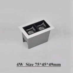 Spot Moderne LED Rectangulaire Encastrable Balvin -Lumeers Boutique spot moderne led rectangulaire encastrable balvin dim2