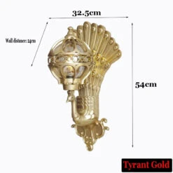 Applique Murale Style Européen Rétro Paon Led Hôtel Art Balcon Villa Porte Lumière Adapté à L'éclairage Intérieur/extérieur 21 Applique Murale Style Européen Rétro Paon Led Hôtel Art Balcon Villa Porte Lumière Adapté à L'éclairage Intérieur/extérieur -Lumeers Boutique style europ en r tro paon applique led h tel art applique balcon villa porte lumi re adapt l clairage int rieur ext rieur 8