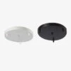 Support Socle Rond Suspension Jusqu'à 5 Trous (noir Ou Blanc) 2 Support Socle Rond Suspension Jusqu'à 5 Trous (noir Ou Blanc) -Lumeers Boutique support rond socle suspension