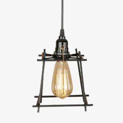 Suspension Cage En Métal Vintage à LED Plitz
