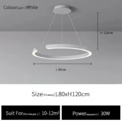 Suspension Circulaire Simple Et Moderne -Lumeers Boutique suspension circulaire simple et moderne 6