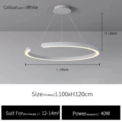 Suspension Circulaire Simple Et Moderne -Lumeers Boutique suspension circulaire simple et moderne 7