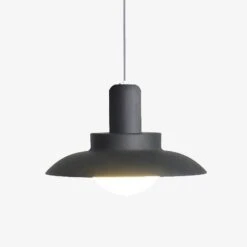 Suspension Design Avec Abat-jour Arrondi En Métal LED