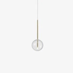 Suspension Design Avec Boule En Verre Suspendue Dixie