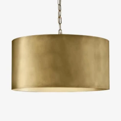 Suspension Design LED Avec Abat-jour Cylindre Métal Industriel