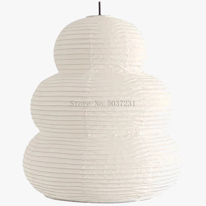 Suspension En Papier Styliste Danois Abat-jour Manuel Rétro 7 Suspension En Papier Styliste Danois Abat-jour Manuel Rétro – Image 5