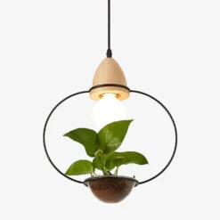 Suspension LED Art Déco Avec Des Plantes Mira