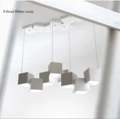 Suspension Led Créative Luminaire Cube Pour Intérieur -Lumeers Boutique suspension led cr ative luminaire cube pour int rieur 8