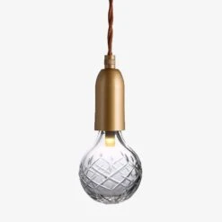 Suspension LED Doré Loft Rétro