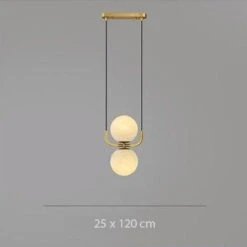 Suspension Moderne Avec Globe En Verre Et Tuyau Doré Katneep -Lumeers Boutique suspension moderne avec globe en verre et tuyau dore katneep dim2