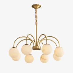 Suspension Moderne En Cuivre Et Marbre Naturel Pour Un éclairage Luxueux 14 Suspension Moderne En Cuivre Et Marbre Naturel Pour Un éclairage Luxueux -Lumeers Boutique suspension moderne en cuivre et marbre naturel pour un clairage luxueux 5
