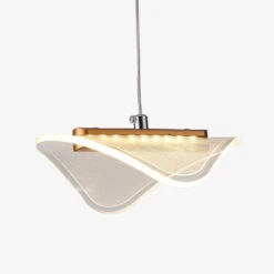 Suspension Moderne LED Avec Abat-jour Blanc Et Arrondi Astrid