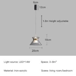 Suspension Moderne à Led Petite Taille Pour Intérieur Décoratif -Lumeers Boutique suspension moderne led petite taille pour int rieur d coratif 7