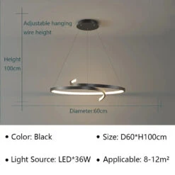 Suspension Moderne Led Pour éclairage Intérieur Et Décoration 22 Suspension Moderne Led Pour éclairage Intérieur Et Décoration -Lumeers Boutique suspension moderne led pour clairage int rieur et d coration 9