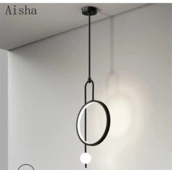 Suspension Nordique à Led Avec Anneau En Acrylique Pour Décoration Intérieure -Lumeers Boutique suspension nordique led avec anneau en acrylique pour d coration int rieure 4