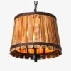 Suspension Tonneau En Bois Antique Bucket