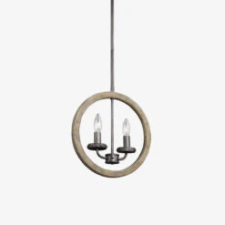 Suspension Vintage LED Avec Deux Bougies En Métal Danyella